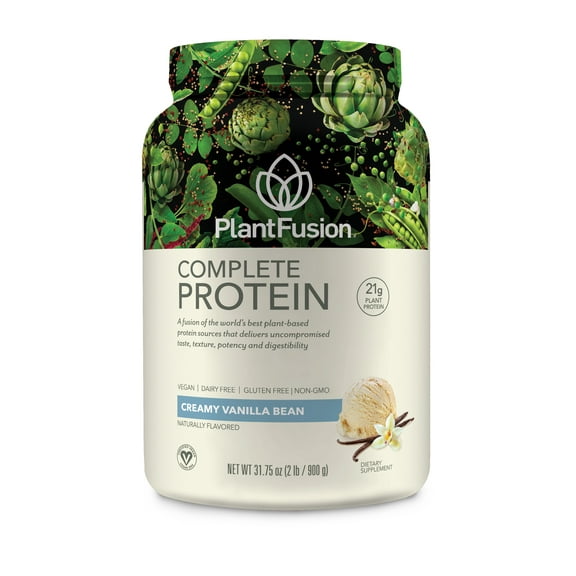 Plant Fusion Complete Protein Powder, Creamy Vanilla Bean, 32 oz