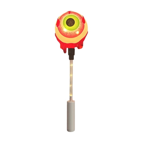 LED Halloween Glow Wand Light Up Toy with Spooky Characters for Halloween Party Favor Night Parade 12"