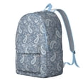 thumbnail image 2 of Paisley Pattern Backpack for School,Cute School Bag,Schoolbag with Adjustable Shoulder Straps & Padded Back,15.7"x11.8"x5.5", 2 of 5
