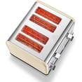 thumbnail image 3 of Savania 4-Slice Bread Toaster, Stainless Steel with Dual LCD Display, Wide Slots, Bagel/Defrost/Cancel Functions, 3 of 8