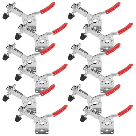

Hand Tool Toggle Latch Clamp 12PCS 201-B Quick Release Hold Down Clamp Tool Clamp Quick Release Pull Latch Clamp