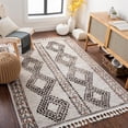 thumbnail image 3 of Mark&Day Area Rugs, 9x12 Rock Valley Global Dark Brown Area Rug, Grey Brown Black Carpet for Living Room, Bedroom or Kitchen (9'2" x 12'), 3 of 7