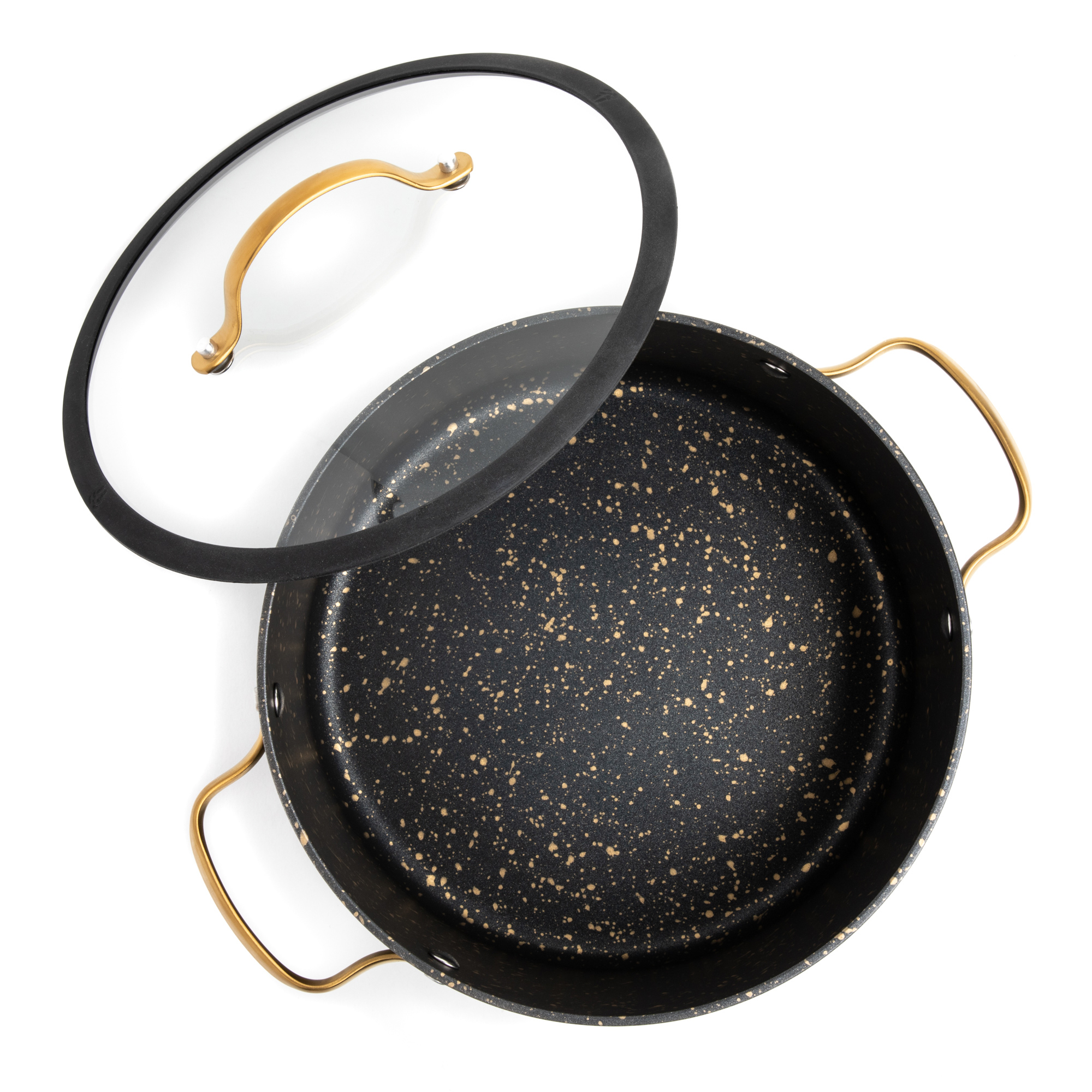 Thyme & Table 5-Qt Ceramic Non-Stick Dutch Oven with Glass Lid photo 2