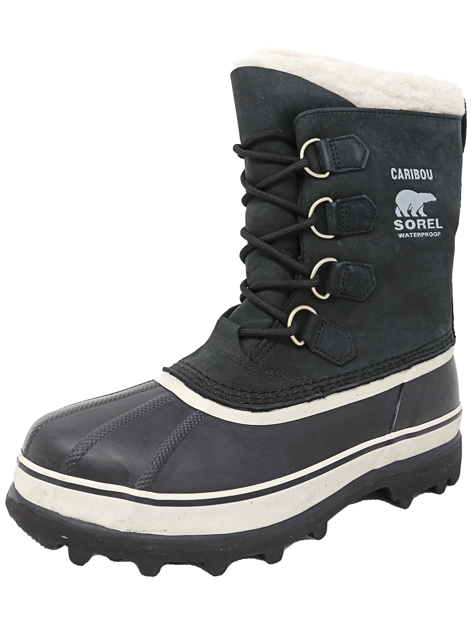 sorel black leather boots