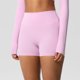 thumbnail image 5 of Karight Women's High Waist No Front Seam Scrunch Butt Biker Shorts Booty Lifting Biker Comfy Scrunch Yoga Shorts, 5 of 7