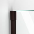 thumbnail image 6 of DreamLine Unidoor-X 34 in. W x 72 in. H Frameless Hinged Shower Door in Oil Rubbed Bronze, 6 of 8