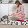 thumbnail image 3 of Pioneer Flower Floral Print Pattern Kitchen Rugs Sets Of 2,Anti Fatigue Kitchen Mat Rugs Non Slip Washable,Decorative Kitchen Floor Mats for Kitchen,Sink,Laundry,17"x30"+17"x47", 3 of 7