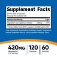 thumbnail image 5 of Nutricost Magnesium Citrate Supplement 420mg, 60 Servings (120 Vegetarian Capsules), 5 of 5