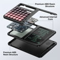 thumbnail image 6 of Hendoct Black Silent Calculator with Handwriting Tablet, 12-Digit Dual Power Desk Tool, Stylus for Office School Gift, 6 of 10