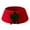 Red, variant on 22 Inch Christmas Tree Collar, Round Velvet Tree Skirt with Elegant Bow - Foldable Xmas Tree Stand Cover for Artificial Trees, Festive Holiday Home Decor