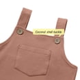 thumbnail image 6 of BOOMNY Toddler Girls Overalls Solid Sleeveless Jumpsuits for Kids Soft Baggy Fall Playsuits, 6 of 6