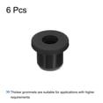 thumbnail image 3 of Uxcell Rubber Grommet Mount Dia 25/64" (10mm) Round T Type for Wire Protection 6 Pack, 3 of 5