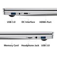 thumbnail image 2 of Ordinateur Portable 15,6 Pouces Intel Celeron N5095 16GB 1TB SSD Windows 11, Clavier Rétroéclairé, 2 of 7