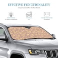 thumbnail image 3 of Kdxio Cute Bee Print Windshield Sun Shade, Foldable Sun Blocker for Car,Truck,SUV Automotive Interior Sun Protection,Reflective Shade for Front Windshield(Small), 3 of 7