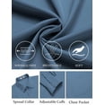 thumbnail image 6 of COOFANDY Men 2 Pieces Linen Pants Sets White Linen Pant and Shirt Short Sleeve Summer Beach Vacation Outfits, 6 of 7