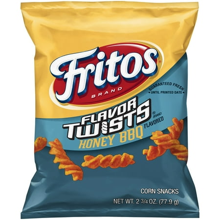 Fritos Honey BBQ Flavor Twists 2.75 Ounce Plastic Bag