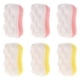 thumbnail image 1 of 6pcs Baño de ducha Esponjas Esponjas de baño para la piel Herramientas de baño Color al azar, 1 of 6