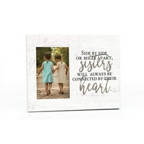 Side By Side Or Miles Apart Sisters Picture Frame For A 4x6 Photo