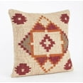 thumbnail image 5 of Fennco Styles Kilim Collection Southwestern Embroidered Wool Blend Decorative Throw Pillow, 5 of 9