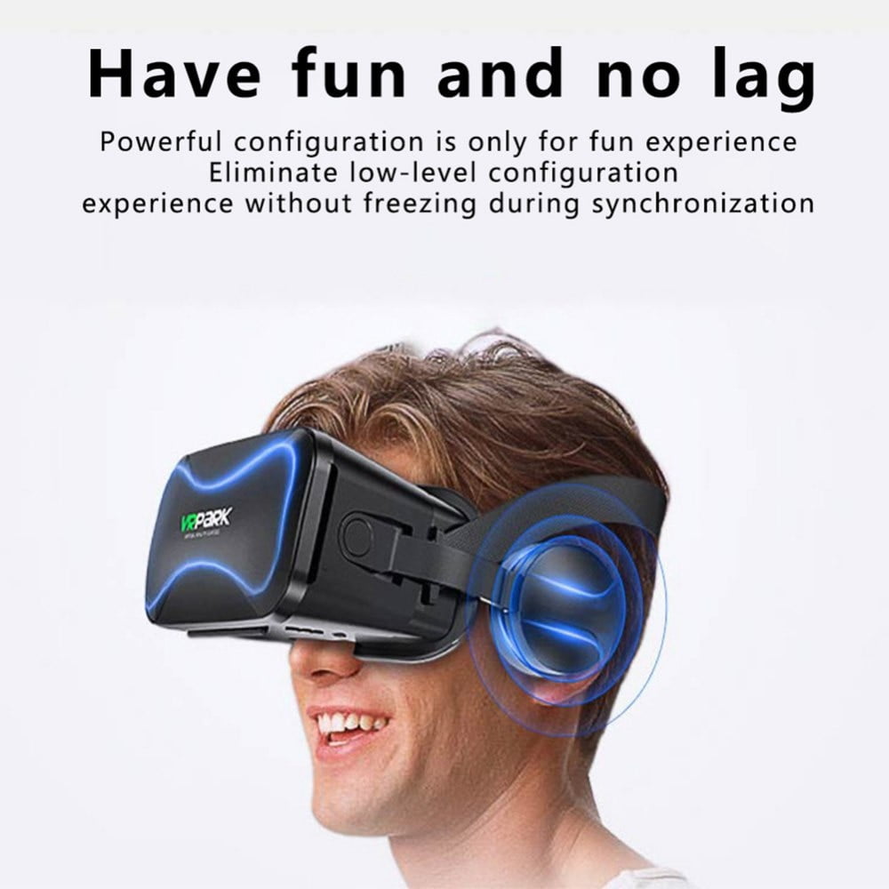  VR Headsets for Phone Cell Phone Virtual Reality headsets 3D  Glasses Helmets VR Goggles for TV Movies Video Games Compatible to iOS  Android Support 4.7” to 7.3” Mobile Screen with Controller (