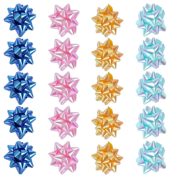 GOOHOCHY 50 Pcs Christmas Pull Bows Ribbon Decoration Gift Case Decorative Supplies