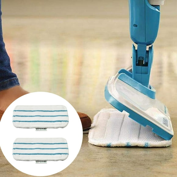Boreal Craft 2 Pack Mop Pads Replacement For Steam Mop Washable Mopping Pad Accessories Cedar Mop Replacement Parts Handle Mop O Cedar Swifter Duster Dry Sweeper Reusable Toilet Paper Mop Heads