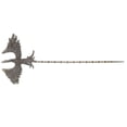 thumbnail image 5 of Dark Brown Vintage Tea Needle for Decoration with Brass Craftsmanship and Multi Functional Use, 5 of 5