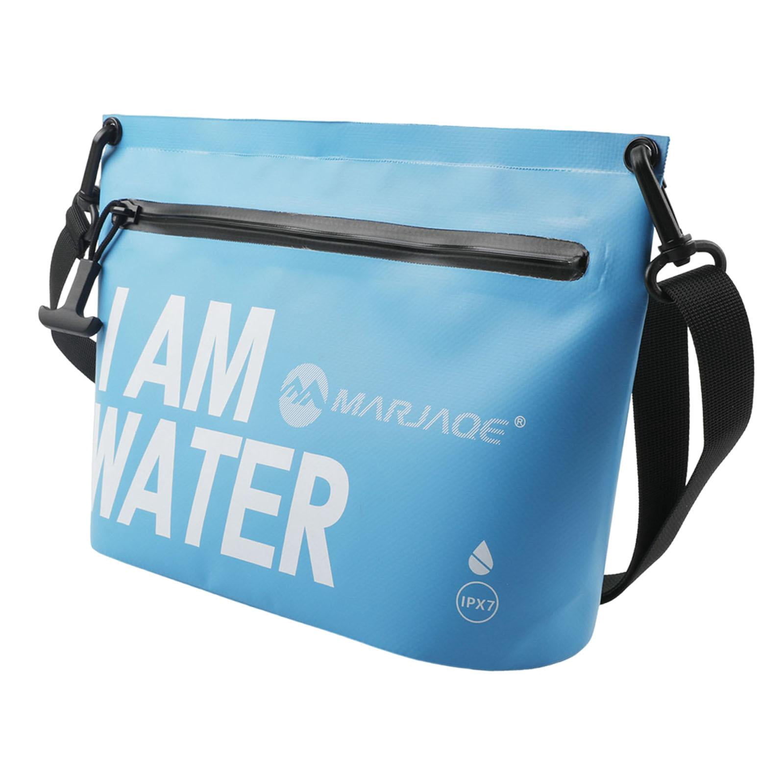 QccHieUs Waterproof Dry Bag Handbag Handle Bag with Adjustable Waist Strap Tote Pouch for Pink
