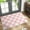 Pink, variant on Lochas Checkered Area Rugs Checkerboard Rug Plaid Carpet for Living Room Bedroom Home Decor,2'x3',Pink