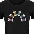 thumbnail image 3 of Instant Message - Rainbow Thread Spool - Women's Any Way Dress, 3 of 7