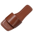 thumbnail image 1 of RXMEKW Slide Sandals for Women With Open Toe and Padded Sole in Solid Colors, 1 of 9