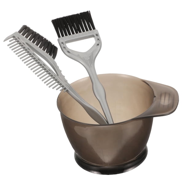 Juego de 3 piezas de tinte para el cabello, kit para resaltar el cabello, pincel para mezclar el color del cabello, suministros para peluquerías, kit de tinte para el cabello para herramient