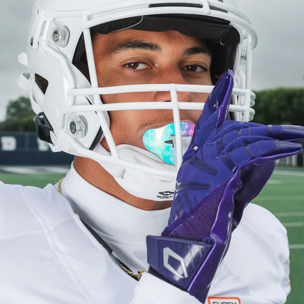 Shock Doctor Bolt Lipguard, Iridescent White/Clear, OSFA