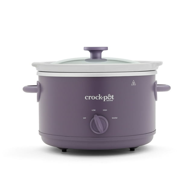 Crock-Pot Design Series 4.5-Quart Manual Slow Cooker, Purple Potato