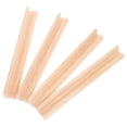 thumbnail image 2 of 4 bandejas de madera para dominó, soportes para fichas de dominó, bases de madera con el alfabeto, adornos de madera para manualidades, 2 of 7