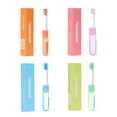 thumbnail image 1 of Sustainable Travel Toothbrushes Set of 4 boxes Foldable Design with Ultra Soft Colorful Bristles, Durable Compact for Outdoor Trips, Business Travel, and On the Go Use Eco-Friendly, Reusable, 1 of 6