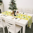 thumbnail image 3 of Petit Drapeau de Table Frais Printemps et Été Imprimé Fleur Lin Nappe 6, 3 of 6