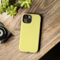 thumbnail image 3 of Yellow & White Checkered Shape Tough iPhone 15 Case-iPhone-iPhone Case, 3 of 3