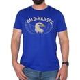 thumbnail image 2 of Funny Bald and Majestic Shirt for Men Eagle Dad Joke T-Shirt for Adults Vintage Royal Shirt Adult Large, 2 of 5