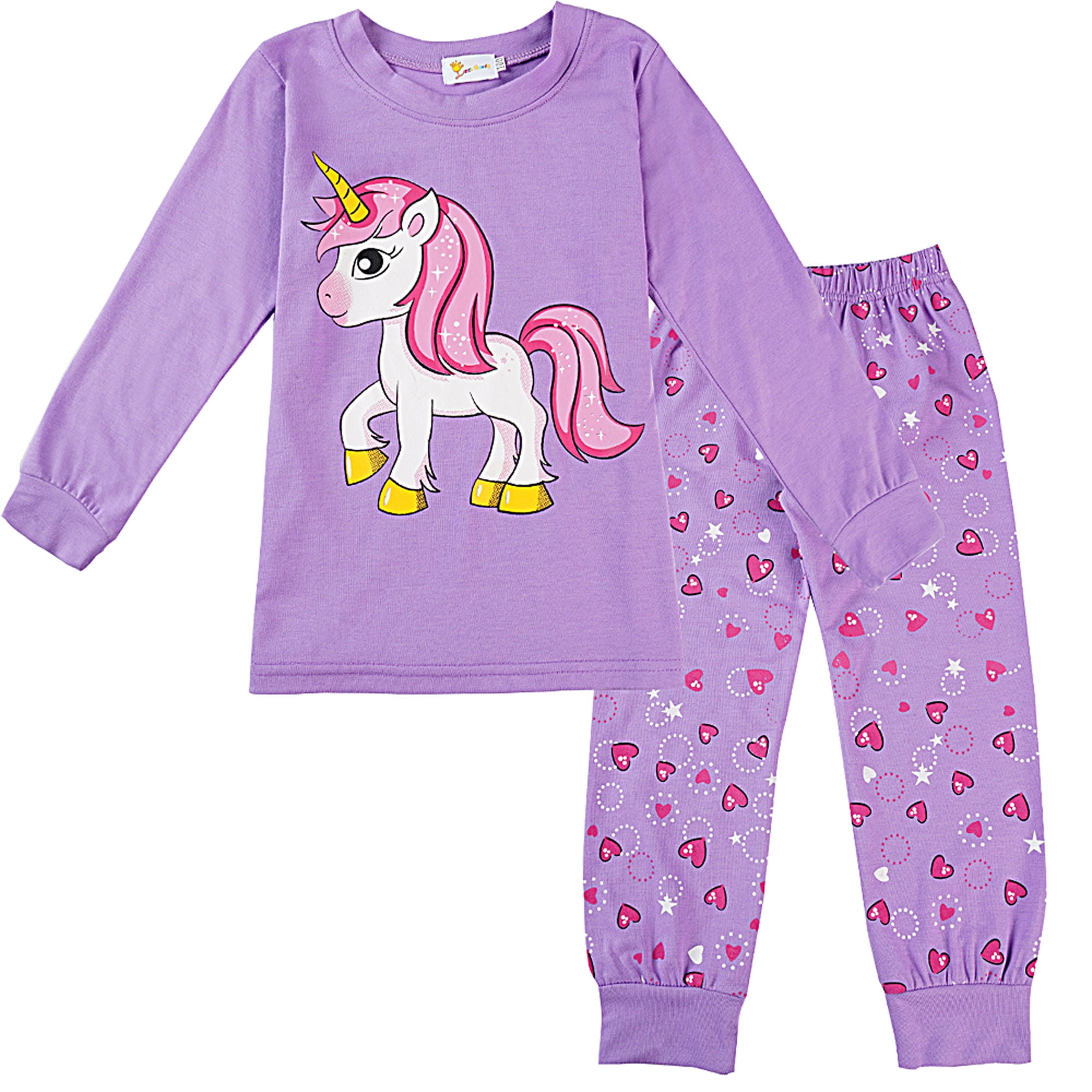 Little Hand Little Hand Girls Pajamas Sets Toddler Christmas PJS 100 Cotton Long Sleeve