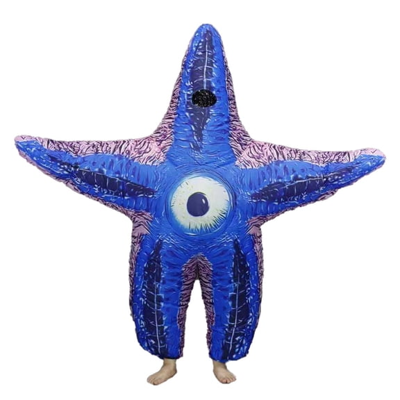 Inflatable Starfish Costume for Adult Halloween Blow up Costume Funny Party Cosplay Costume Fancy Dress up