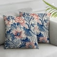 thumbnail image 3 of nygtbtfer Throw Pillow Cover Vintage Ocean Theme and Decorative Pillow Case Home Decor Square Cushion Cover Pillowcase () 22x22in, 3 of 7