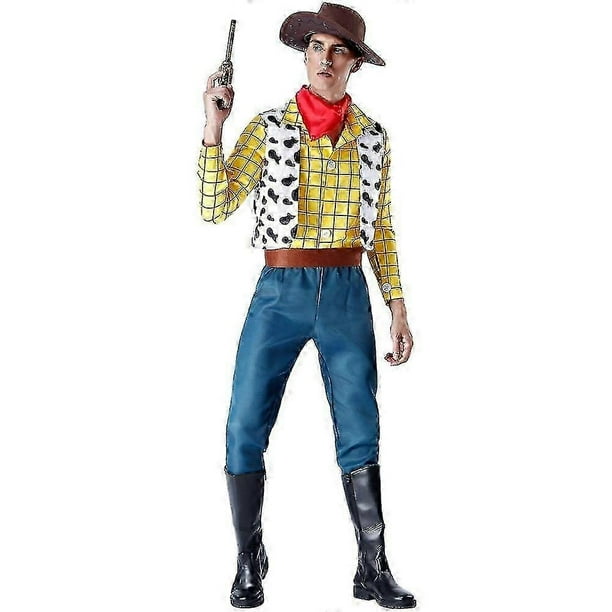 Cosplay Story Woody Costume Sets Cowboy Christmas Dress Unisex Sheriff's Halloween Carnival Dress Up Party Toy Stage Performance High Quality