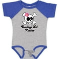 thumbnail image 3 of Inktastic Daddy's Little Rocker Skull Girls Baby Bodysuit, 3 of 5