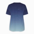 thumbnail image 5 of Hauts d'Été Grande Taille à Manches Courtes pour Femmes Mode Décontractée Confortable Col en V Zip Imprimé Blouse à Manches Courtes Col en V T-Shirt Femmes en Solde, 5 of 5