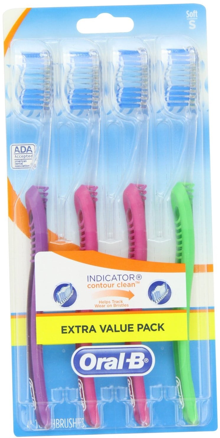 oral b toothbrush 4 pack
