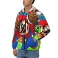 thumbnail image 2 of Lsque Mario for Mens Full-zip Hoodie, Zip-up Pullover Hooded Sweatshirt, Kangaroo Pocket Hoodie Ideal for Daily Wear, Travel, and Home-Medium, 2 of 8