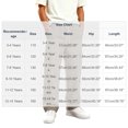 thumbnail image 4 of Jessboyy Boys Sweatpants 5-6 Years Elastic Waist Drawstring Boys Pants with Cargo Pockets Casual Straight Leg Sweatpant for Fall Winter School Khaki, 4 of 4