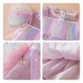 thumbnail image 4 of Plebaso Spring Summer Girls Dresses Sleeveless Star Sequin Mesh Princess Dress Baby Summer Clothes, 4 of 5