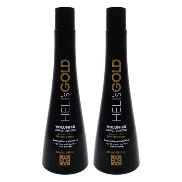 Volumize Shampoo par Helis Gold pour Unisexe - Shampooing 10,1 oz - Lot de 2